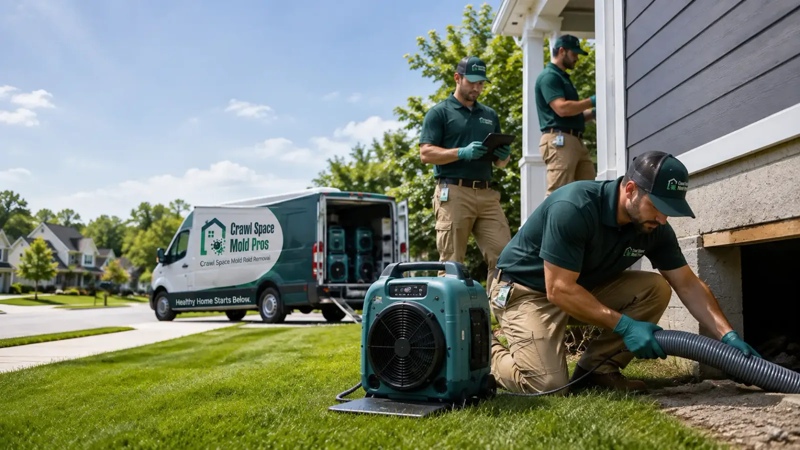 Crawl Space Mold Removal in Gary, IN